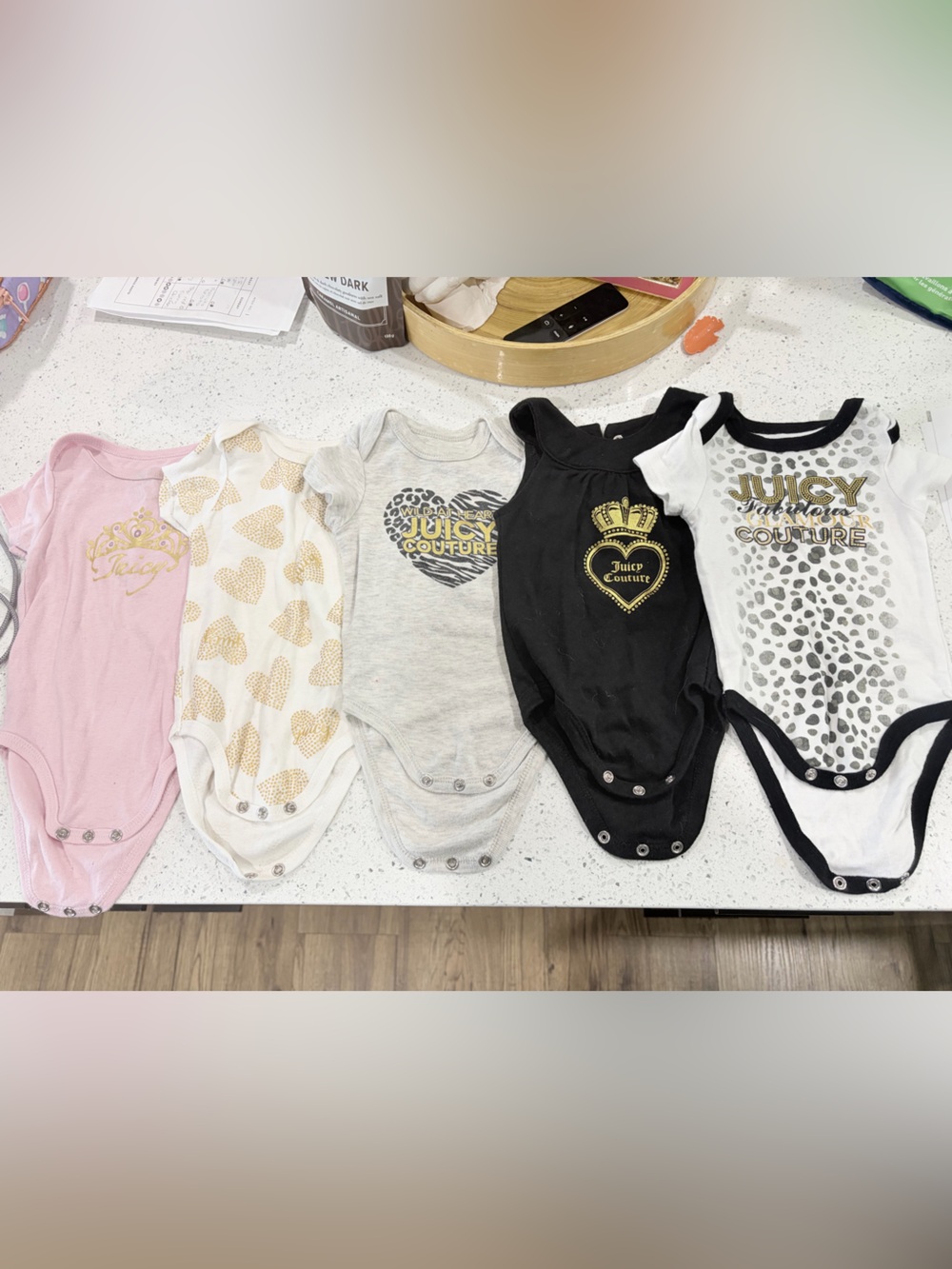 5 Juicy Couture Onesies